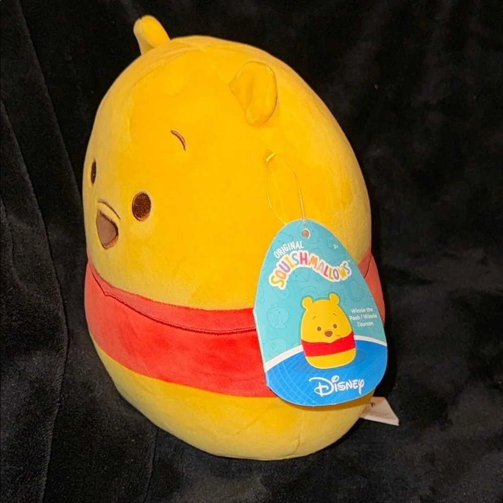 Disney Winnie the Pooh Yellow and Red Stuffed Animal